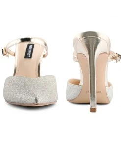 Nine West Tips Heel Mules