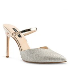 Nine West Tips Heel Mules