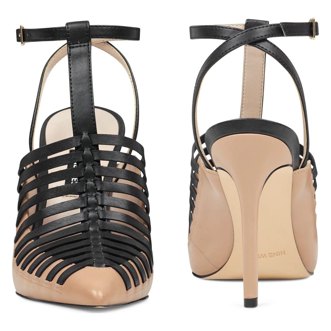 Nine West Heels Tlank Strappy Pumps 7 Nine West Heels Tlank Strappy Pumps