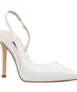 Nine West Heels Toffee Half D'Orsay Pumps 9 Nine West Heels Toffee Half D'Orsay Pumps