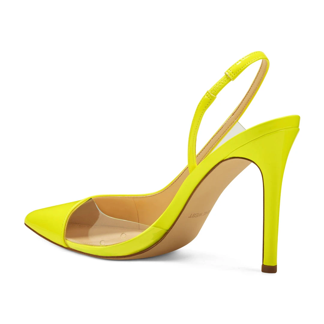 Nine West Heels Toffee Half D'Orsay Pumps 5 Nine West Heels Toffee Half D'Orsay Pumps