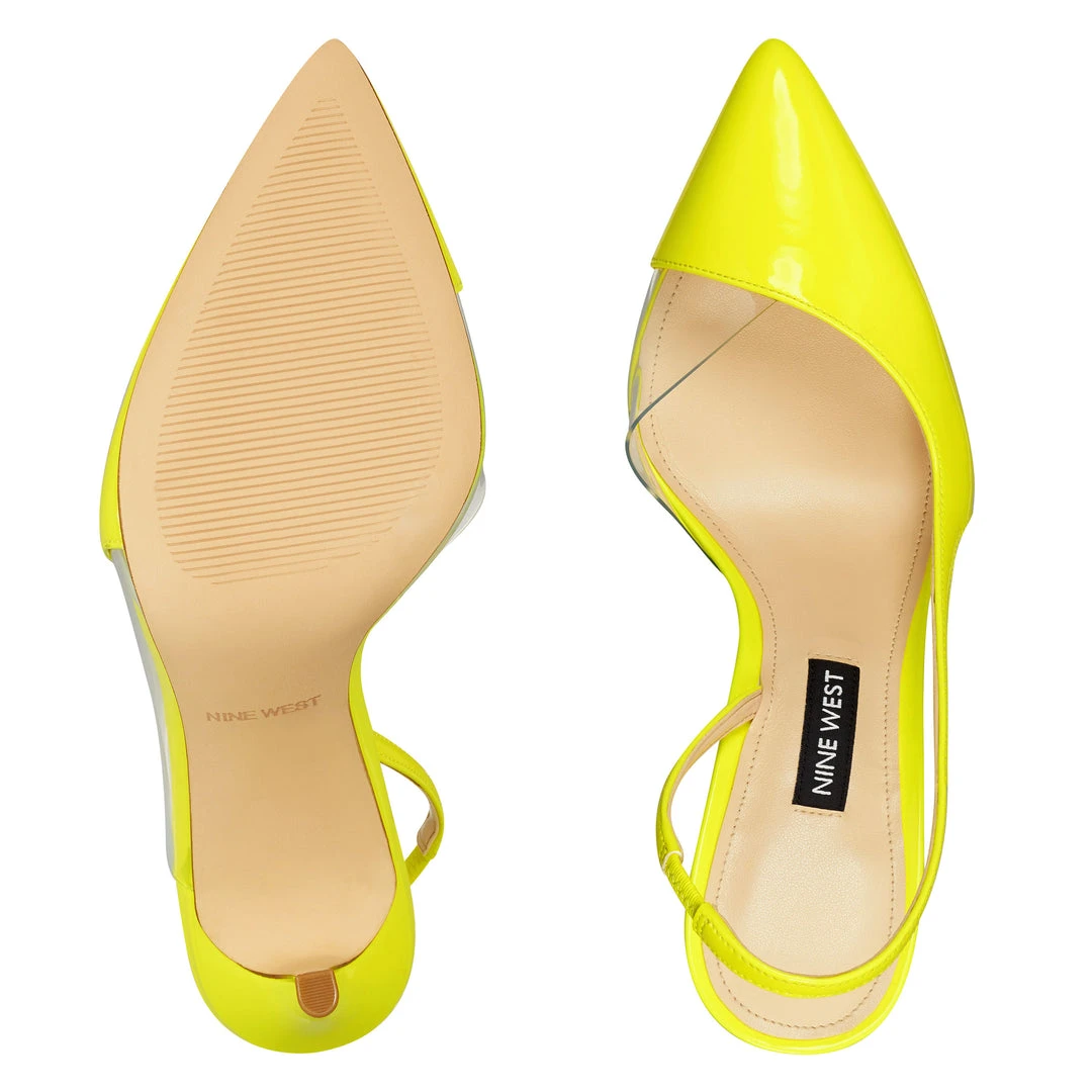 Nine West Heels Toffee Half D'Orsay Pumps 8 Nine West Heels Toffee Half D'Orsay Pumps