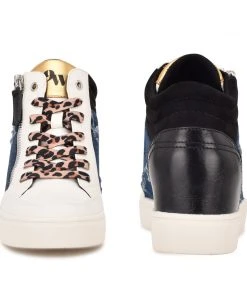 Nine West Shoes Tons High Top Hidden Wedge Sneakers