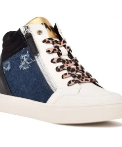 Nine West Shoes Tons High Top Hidden Wedge Sneakers