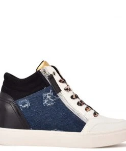 Nine West Shoes Tons High Top Hidden Wedge Sneakers