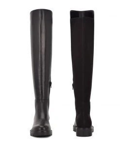 Nine West Tread Over The Knee Lug Sole Boots Shoes