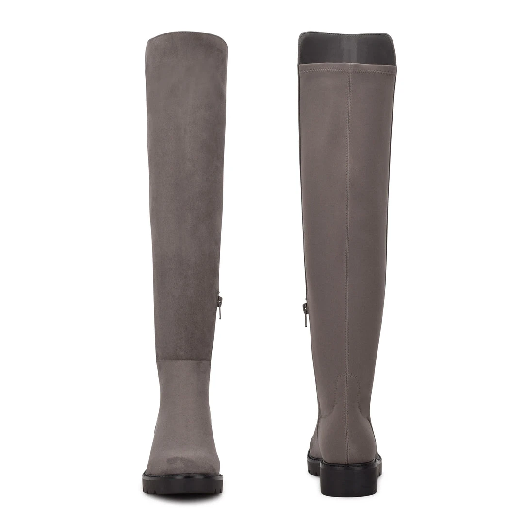 Nine West Tread Over The Knee Lug Sole Boots Shoes 6 Nine West Tread Over The Knee Lug Sole Boots Shoes