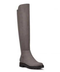 Nine West Tread Over The Knee Lug Sole Boots Shoes 8 Nine West Tread Over The Knee Lug Sole Boots Shoes