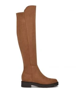 Nine West Shoes Tread Over The Knee Lug Sole Boots