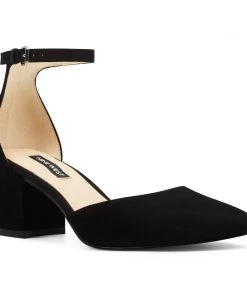 Nine West Trini Ankle Strap Block Heel Pumps Heels 9 Nine West Trini Ankle Strap Block Heel Pumps Heels