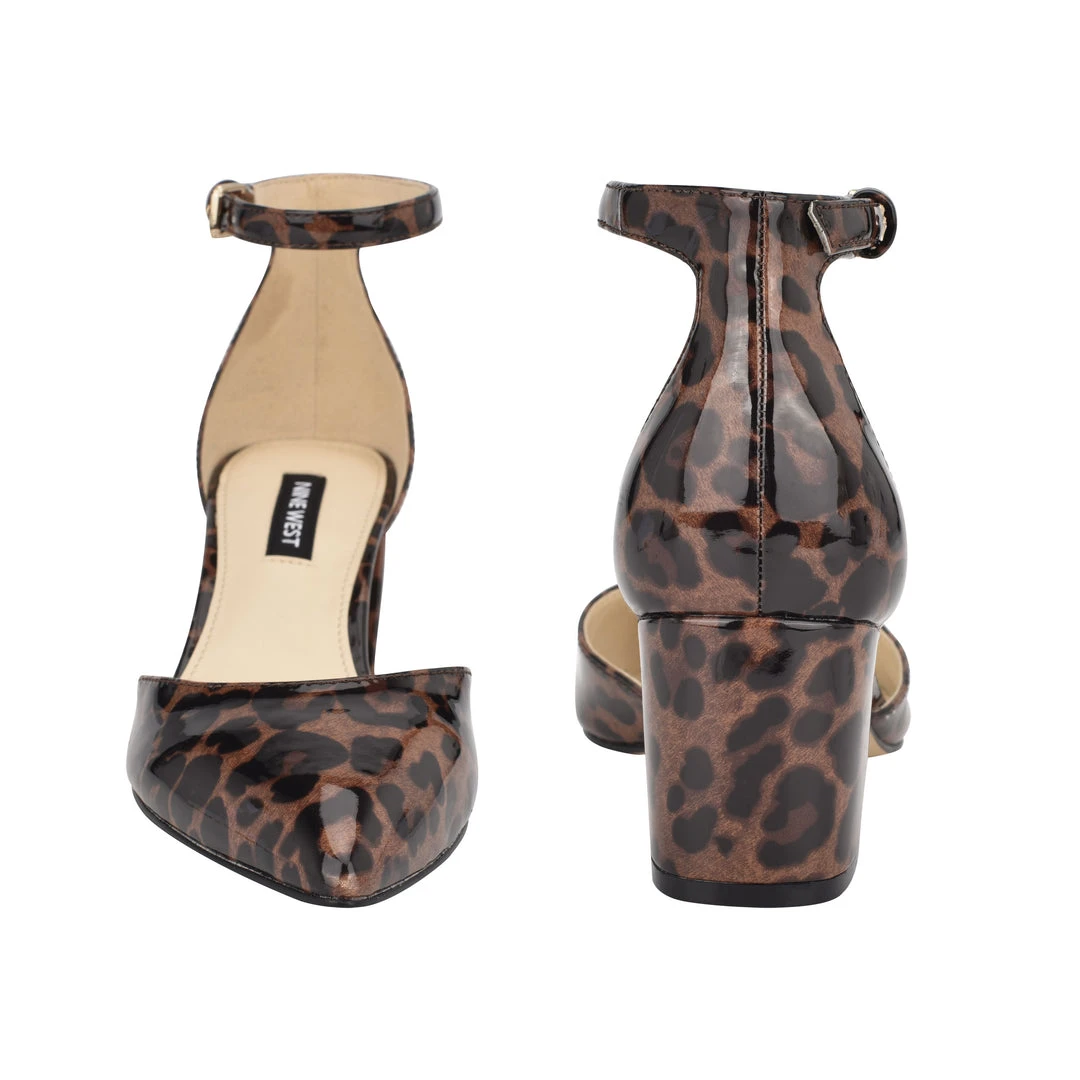 Nine West Trini Ankle Strap Block Heel Pumps Heels 7 Nine West Trini Ankle Strap Block Heel Pumps Heels