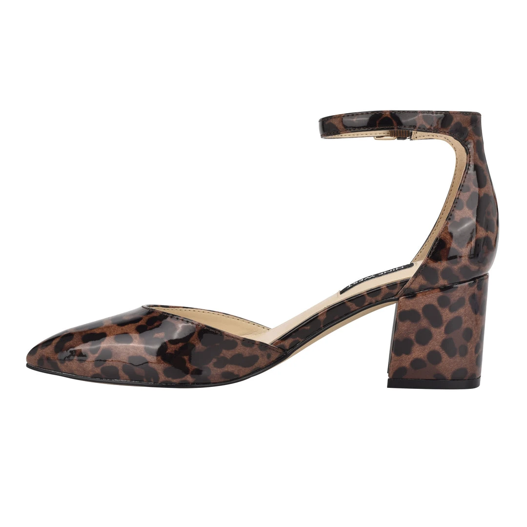 Nine West Trini Ankle Strap Block Heel Pumps Heels 6 Nine West Trini Ankle Strap Block Heel Pumps Heels