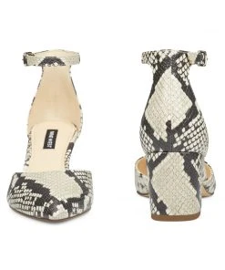 Nine West Heels Trini Ankle Strap Block Heel Pumps 12 Nine West Heels Trini Ankle Strap Block Heel Pumps