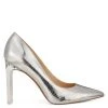 Nine West Trixi Pointy Toe Pumps Metallic Mindset