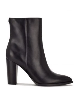 Nine West Tryme 9x9 Heeled Booties Shoes