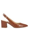 Nine West Heels Tulip Block Heel Slingback Pumps