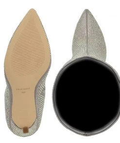 Nine West Tysh Rhinestone Dress Boots Heel Appeal