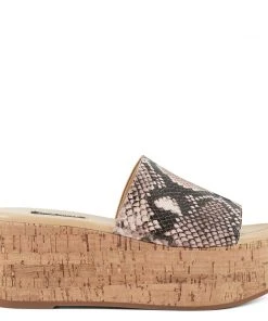 Nine West Weave Got You Vale Platform Slide Sandals