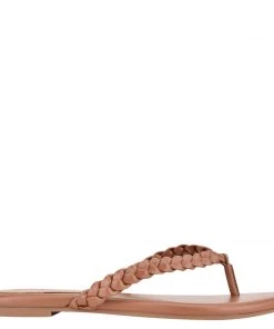 Nine West Wantit Flat Slide Sandals Fun Flats