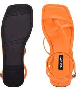 Nine West Waren Strappy Flat Sandals