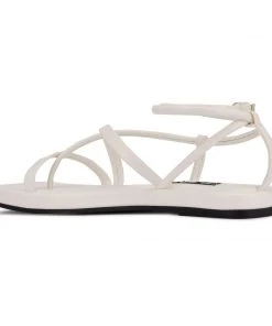 Nine West Shoes Waren Strappy Flat Sandals 9 Nine West Shoes Waren Strappy Flat Sandals