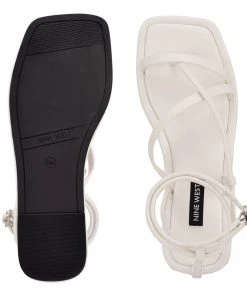 Nine West Shoes Waren Strappy Flat Sandals 11 Nine West Shoes Waren Strappy Flat Sandals