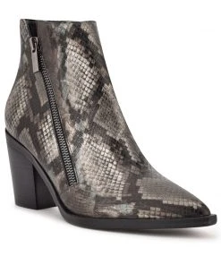 Nine West Metallic Mindset Wearit Block Heel Booties