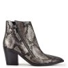 Nine West Metallic Mindset Wearit Block Heel Booties 2 Nine West Metallic Mindset Wearit Block Heel Booties