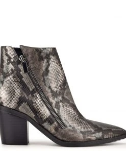 Nine West Metallic Mindset Wearit Block Heel Booties