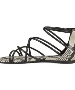 Nine West Whisper Flat Strappy Sandals Flats