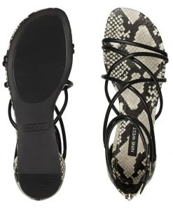 Nine West Whisper Flat Strappy Sandals Flats