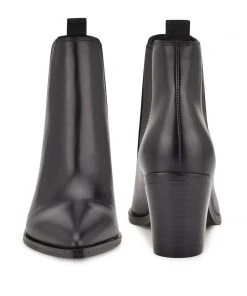 Nine West Wyllis Block Heel Booties Shoes