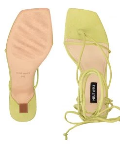 Nine West Lace It Up Yarin Ankle Wrap Heeled Sandal 11 Nine West Lace It Up Yarin Ankle Wrap Heeled Sandal