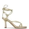 Nine West Yarin Ankle Wrap Heeled Sandal Lace It Up 1 Nine West Yarin Ankle Wrap Heeled Sandal Lace It Up
