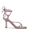 Nine West Lace It Up Yarin Ankle Wrap Heeled Sandal 1 Nine West Lace It Up Yarin Ankle Wrap Heeled Sandal