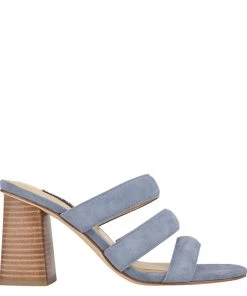 Nine West Heels Yeat Heeled Slide Sandals