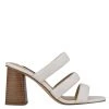 Nine West Yeat Heeled Slide Sandals 1 Nine West Yeat Heeled Slide Sandals
