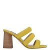 Nine West Yeat Heeled Slide Sandals Color Pop