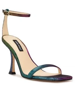 Nine West Yess Ankle Strap Sandals Heel Appeal