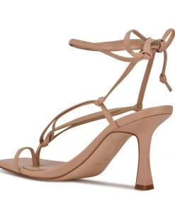 Nine West Yippie Ankle Wrap Heeled Sandal Lace It Up