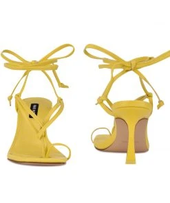 Nine West Yippie Ankle Wrap Heeled Sandal