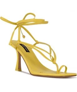 Nine West Yippie Ankle Wrap Heeled Sandal