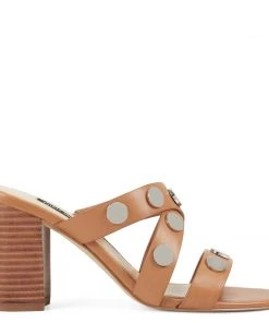 Nine West Yoana Heeled Slide Sandals