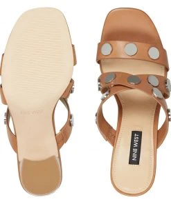 Nine West Yoana Heeled Slide Sandals