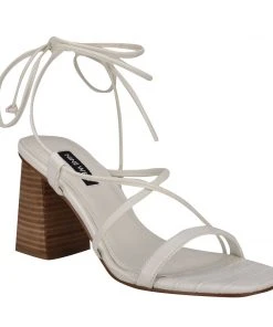 Nine West Lace It Up Young Ankle Wrap Heeled Sandal