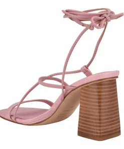 Nine West Young Ankle Wrap Heeled Sandal Lace It Up 9 Nine West Young Ankle Wrap Heeled Sandal Lace It Up