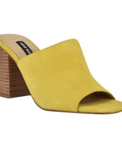 Nine West Color Pop Yuna Heeled Slide Sandals