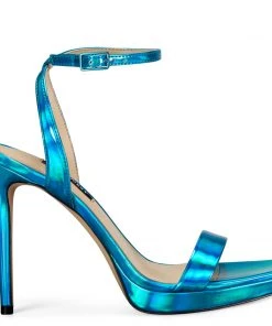 Nine West Zadie Ankle Strap Sandals High Impact Platforms