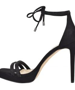 Nine West High Impact Platforms Zaedyn Ankle Tie Sandals