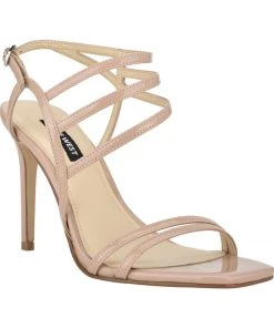 Nine West Heels Zana Heeled Sandals 8 Nine West Heels Zana Heeled Sandals